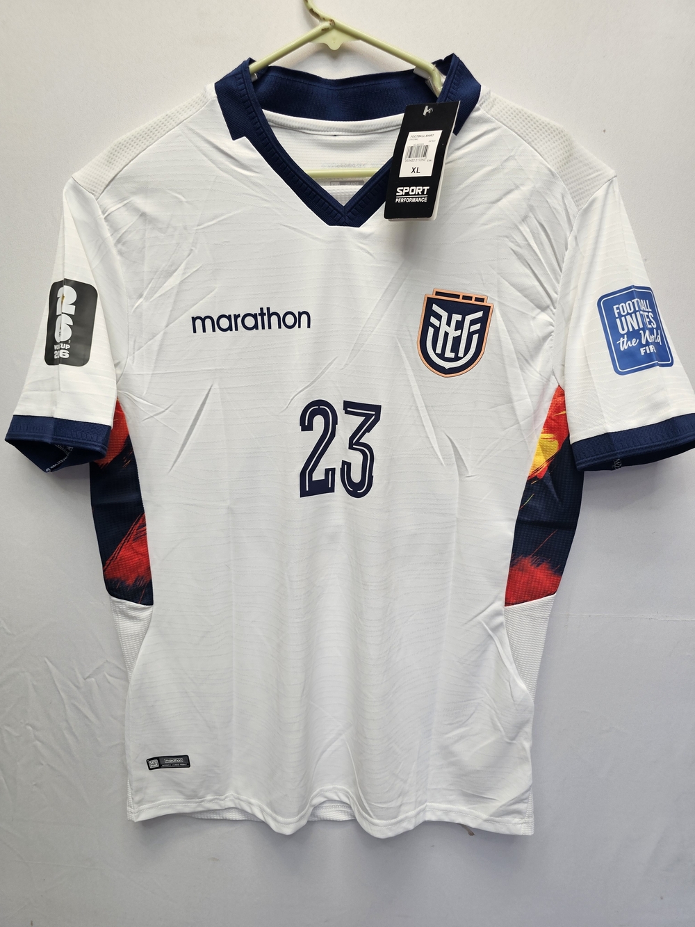 Moisés Caicedo Ecuador National Team Soccer Jersey Shirt 2026 Size XL Adult